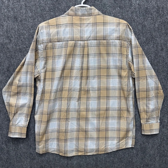 Mens George Straight Wrangler cowboy button up shirt long sleeve size XL - Picture 2 of 4